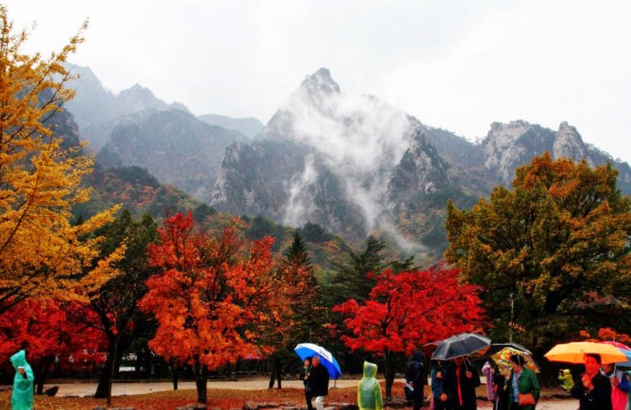 Du lịch những địa điểm nổi tiếng ở Hàn Quốc - Núi Seoraksan Hàn Quốc
